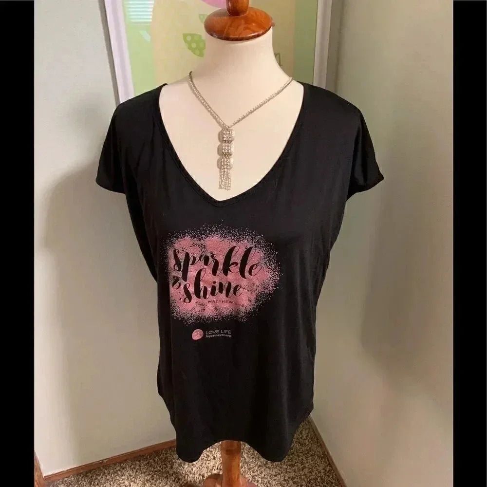 NWOT Joyce Meyer Sparkle & Shine Tee #72